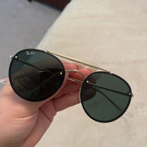 Round Double Bridge Raybans